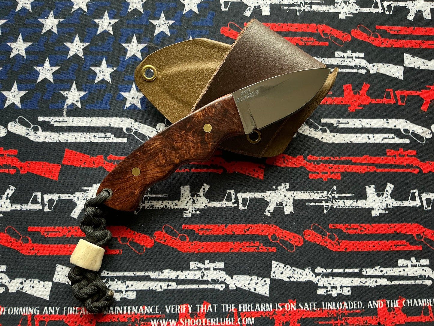 Three Finger Knife with HRB scales