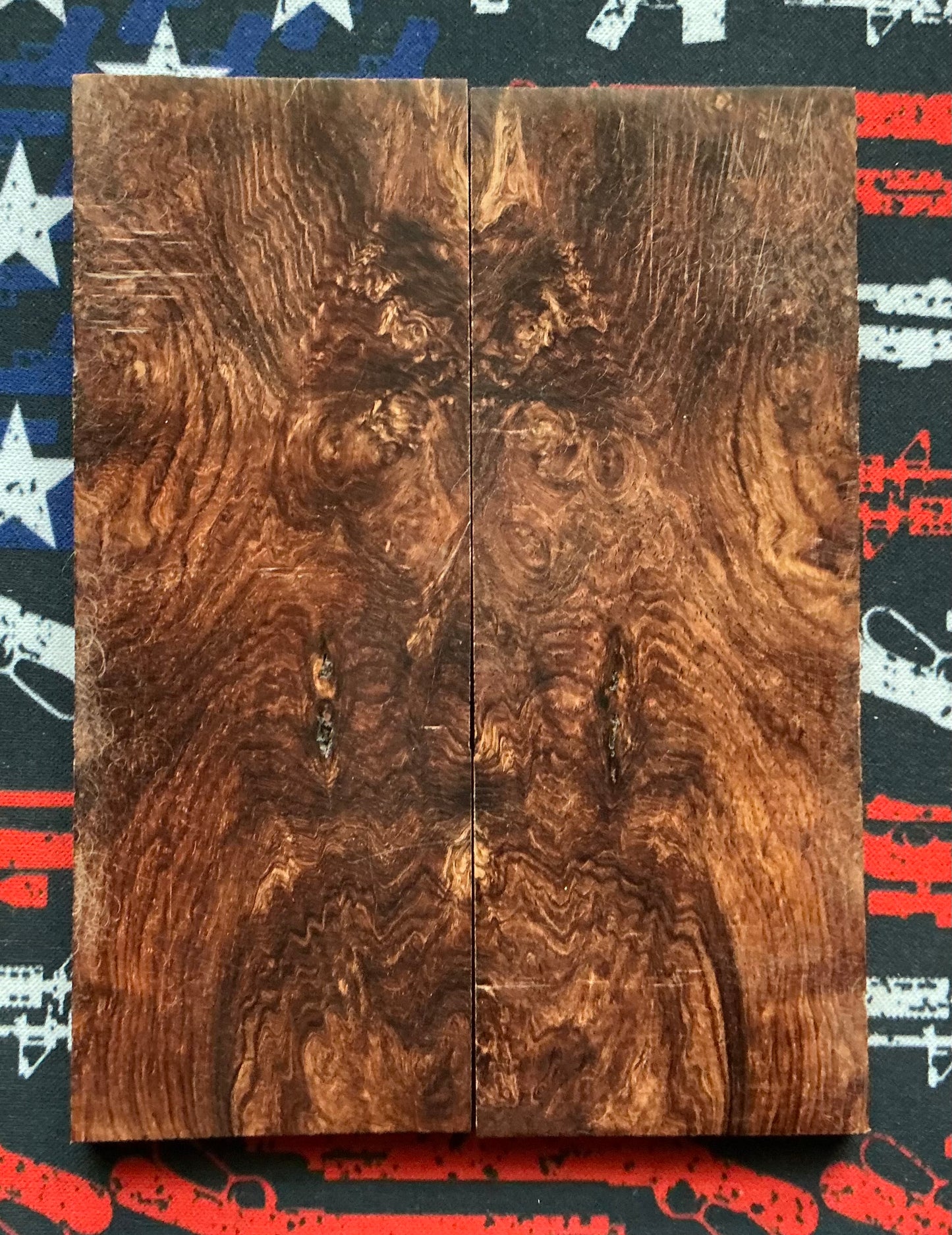 Honduran Rosewood Burl - Book Match