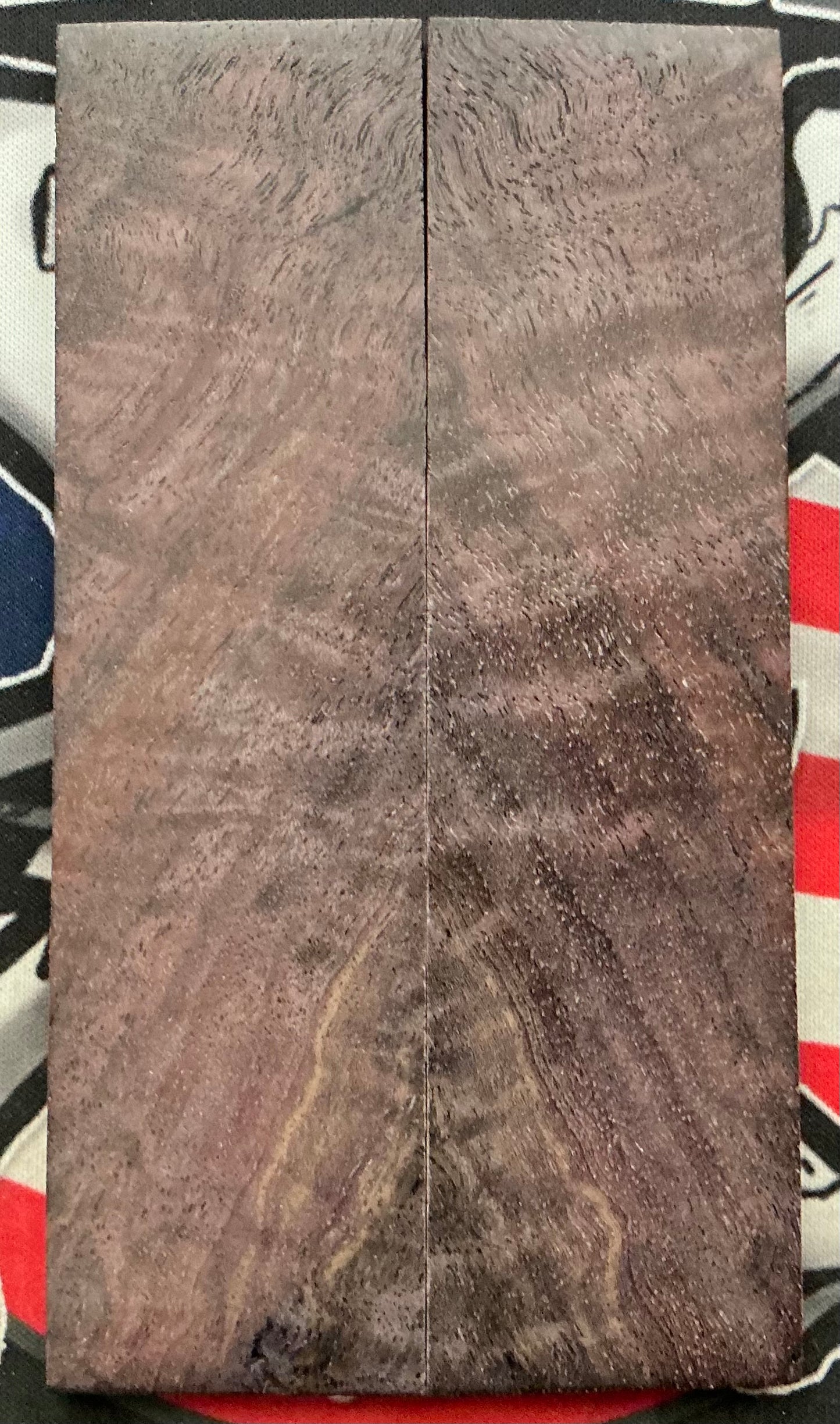 Maple - K&G Dyed and Stabilized Purple - Book Match