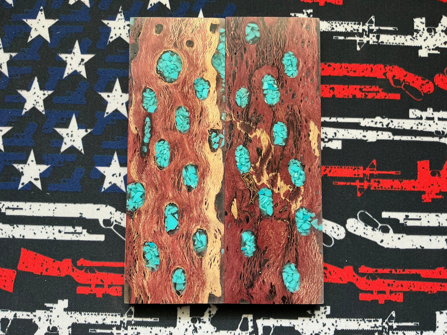 Red Cholla Cactus with Blue Turquoise
