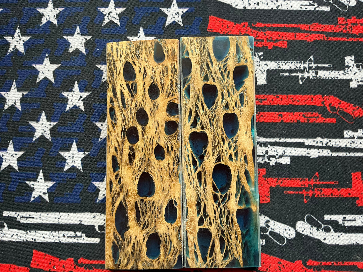 Cholla Cactus with BlueTranslucent Resin
