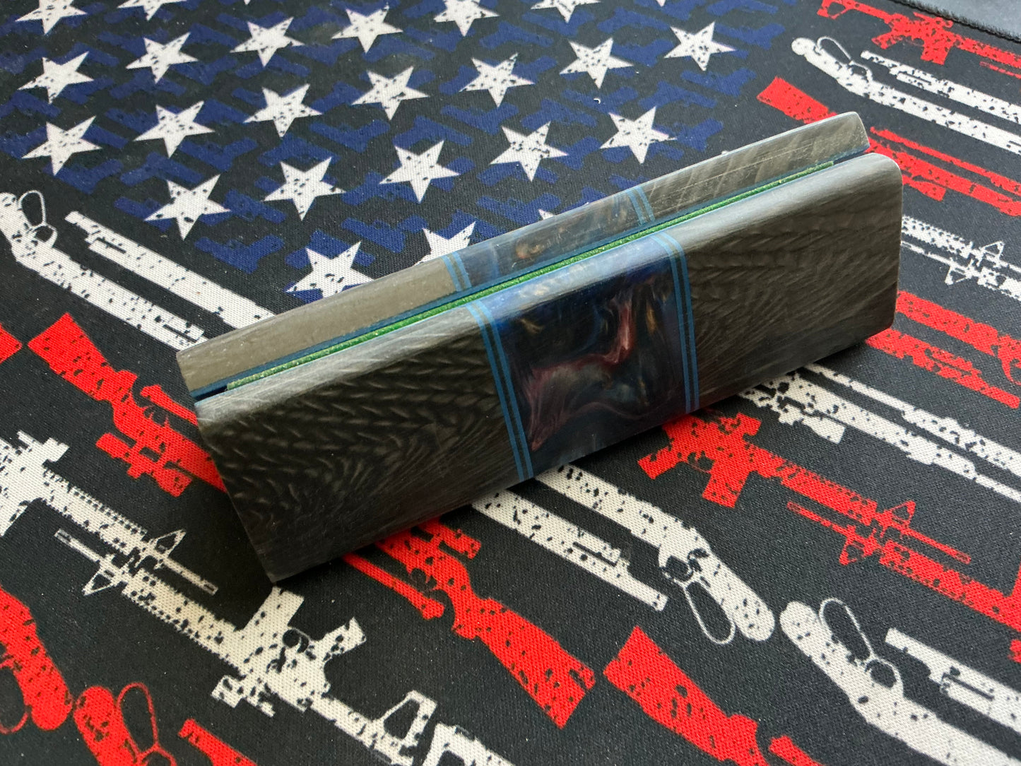 Black Juma with In House Resin and G10 spacers