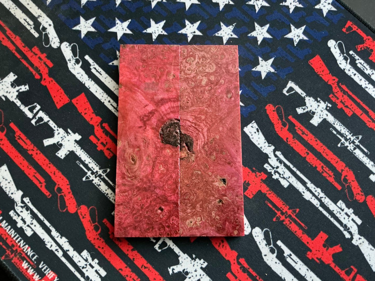 Maple Burl - Red