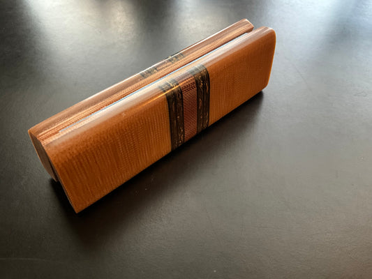 Vintage Butterscotch Micarta with WWII German Spacers and Vintage Westinghouse Liners