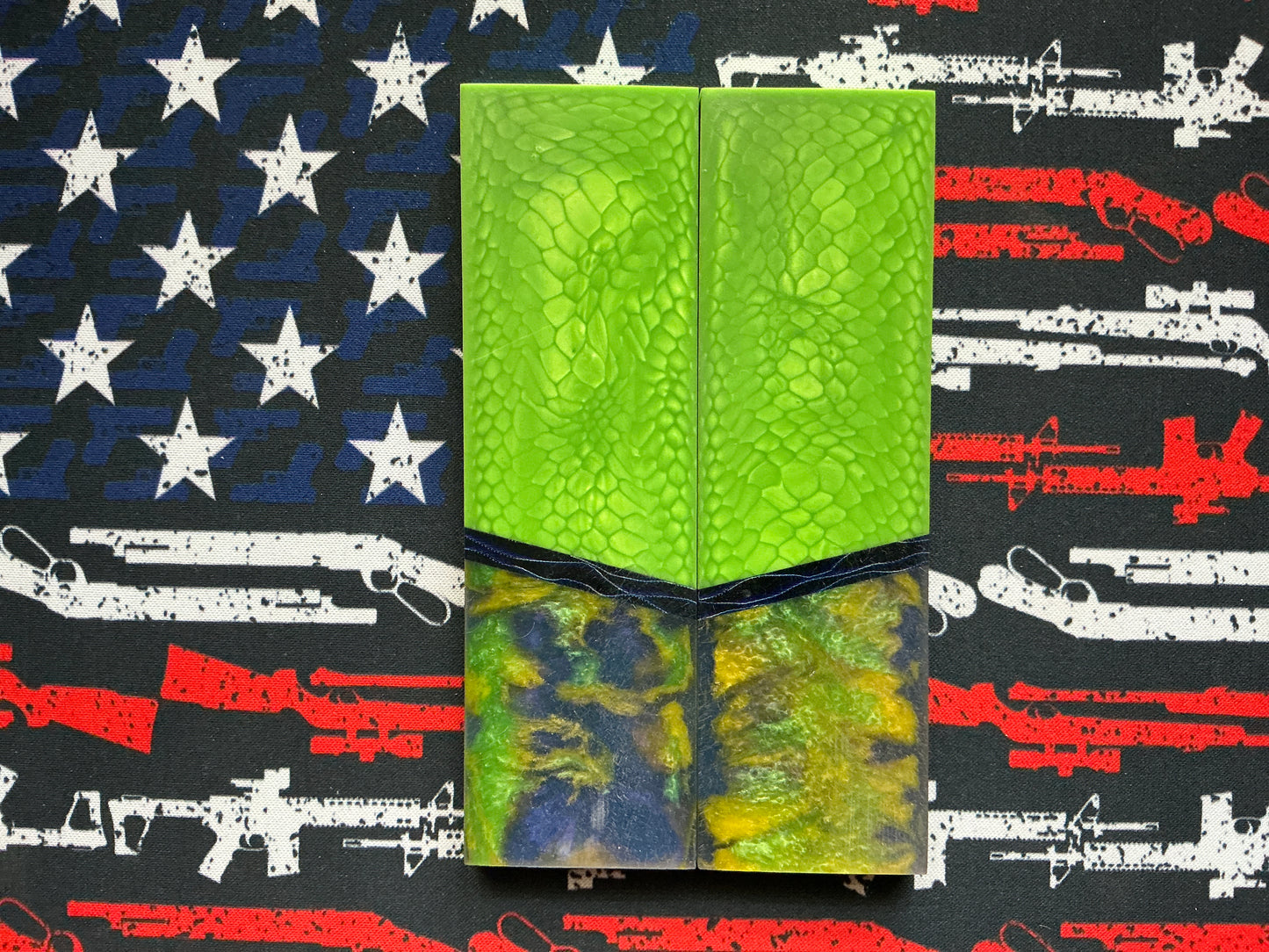 Juma w/ In House Resin Bolsters & Raffir Spacers