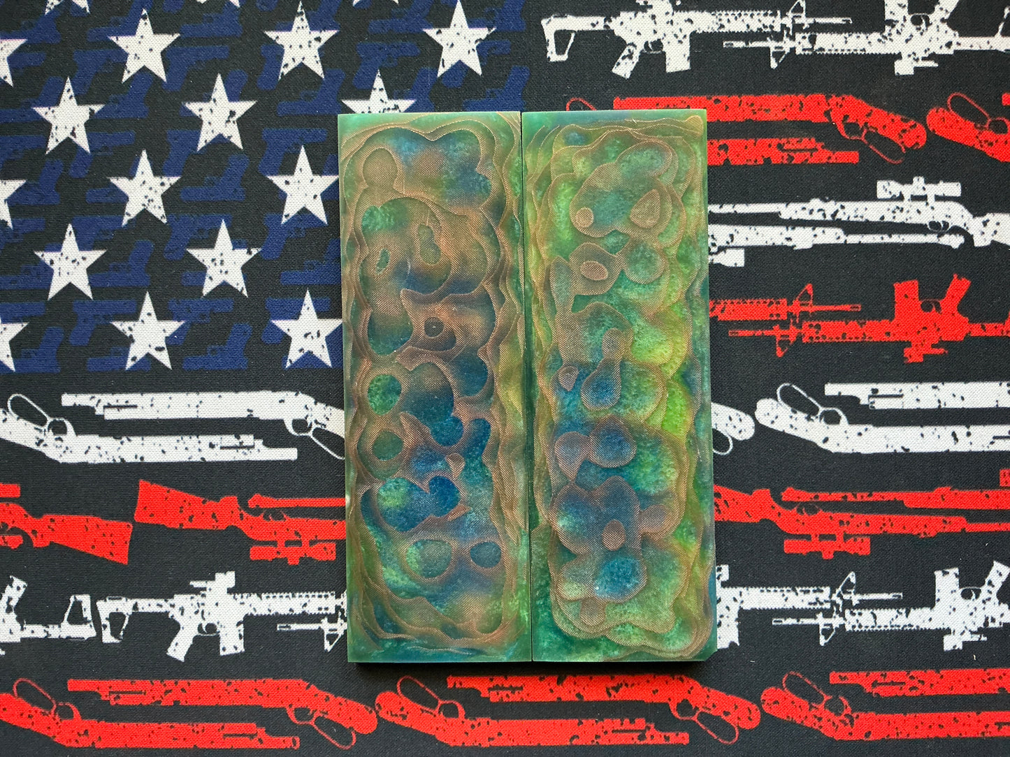 Resin Infused with Copper