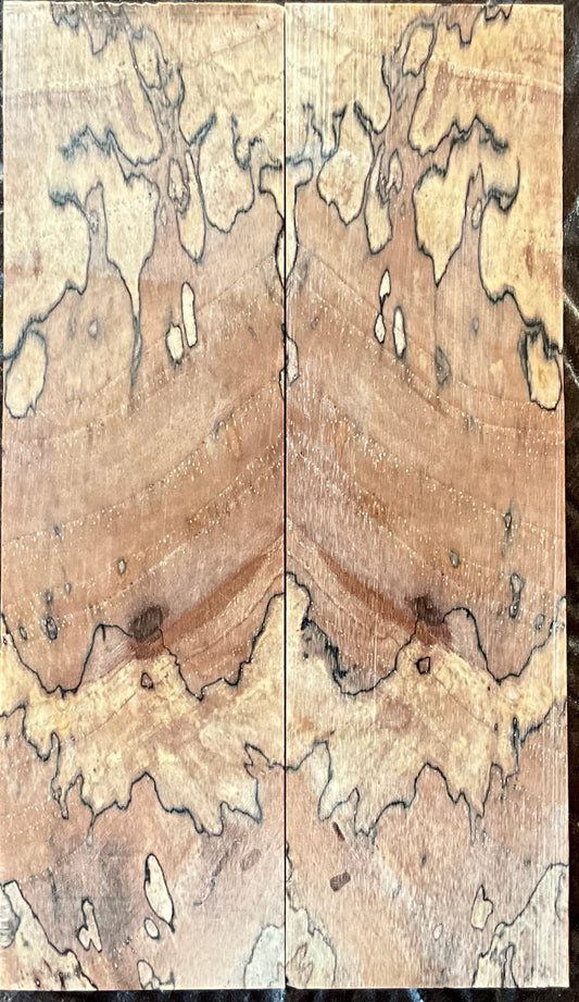 Spalted Texas Elm - K&G Stabilized - Book Match