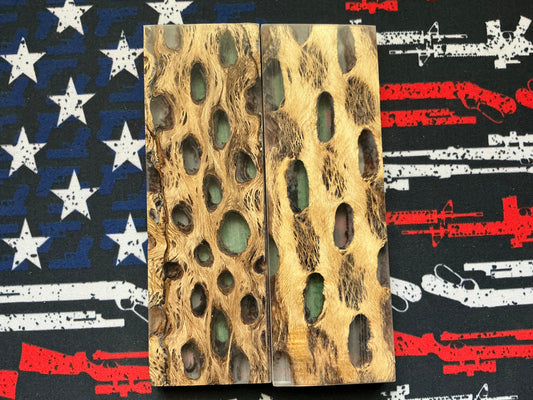 Cholla Cactus with Green Stone- For Damascus Build