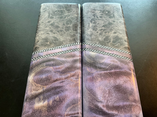 Quilted Maple with Redwood Burl Bolsters and Carbon Fiber and Maple Accents