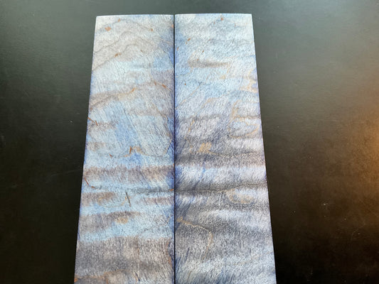 Curly Maple Dyed Blue