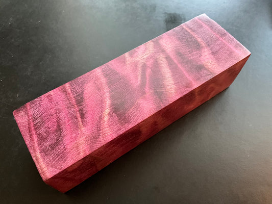Curly Maple - Block - Hidden Tang