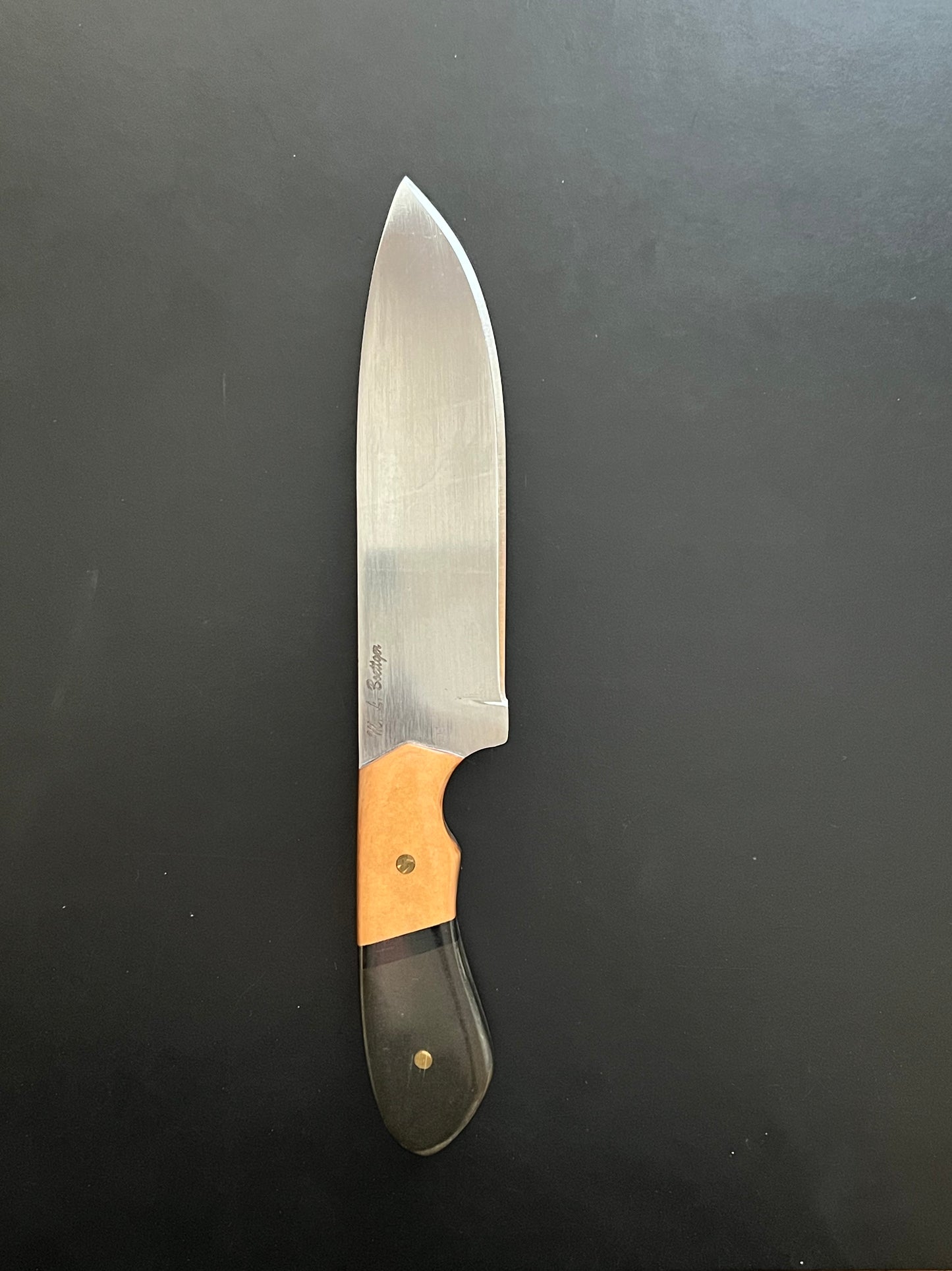 Kitchen Knife - AEBL Stainless with Micarta Handle