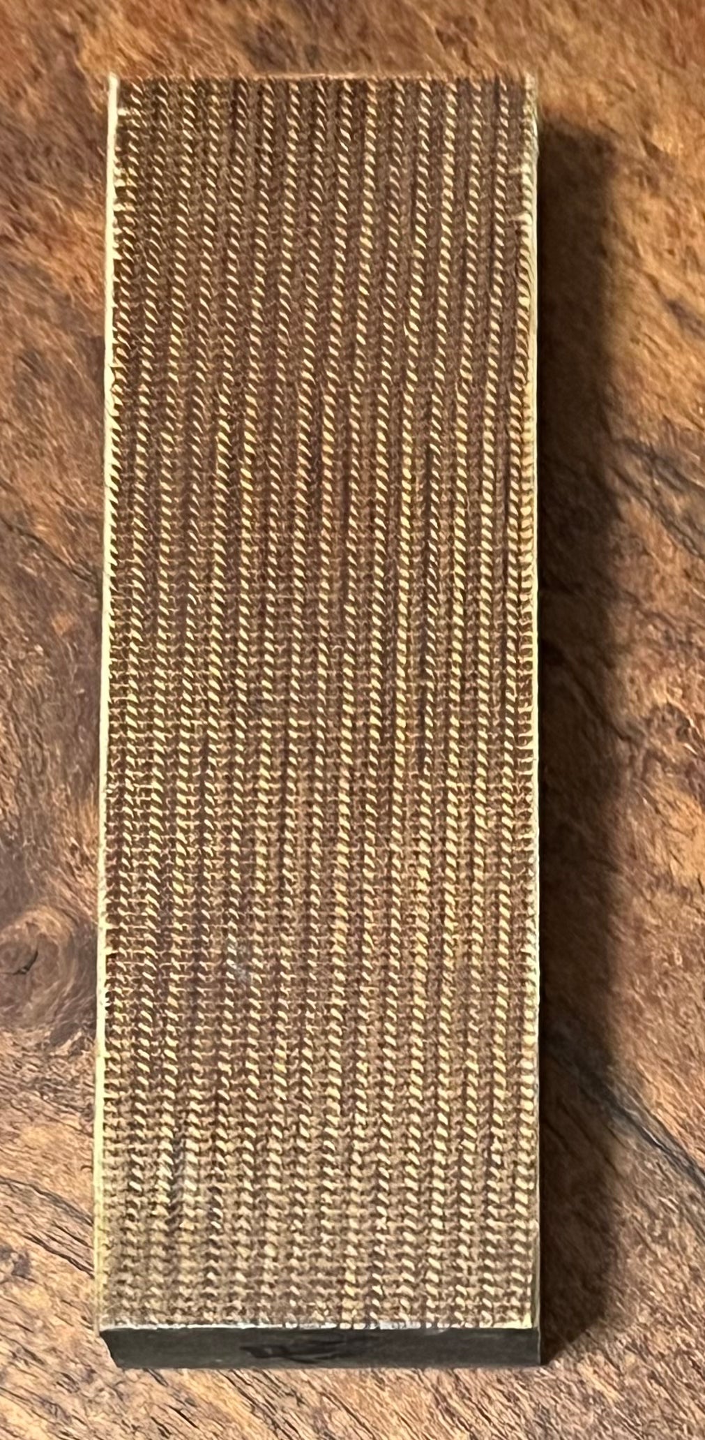 Vintage Russian Canvas Micarta Block