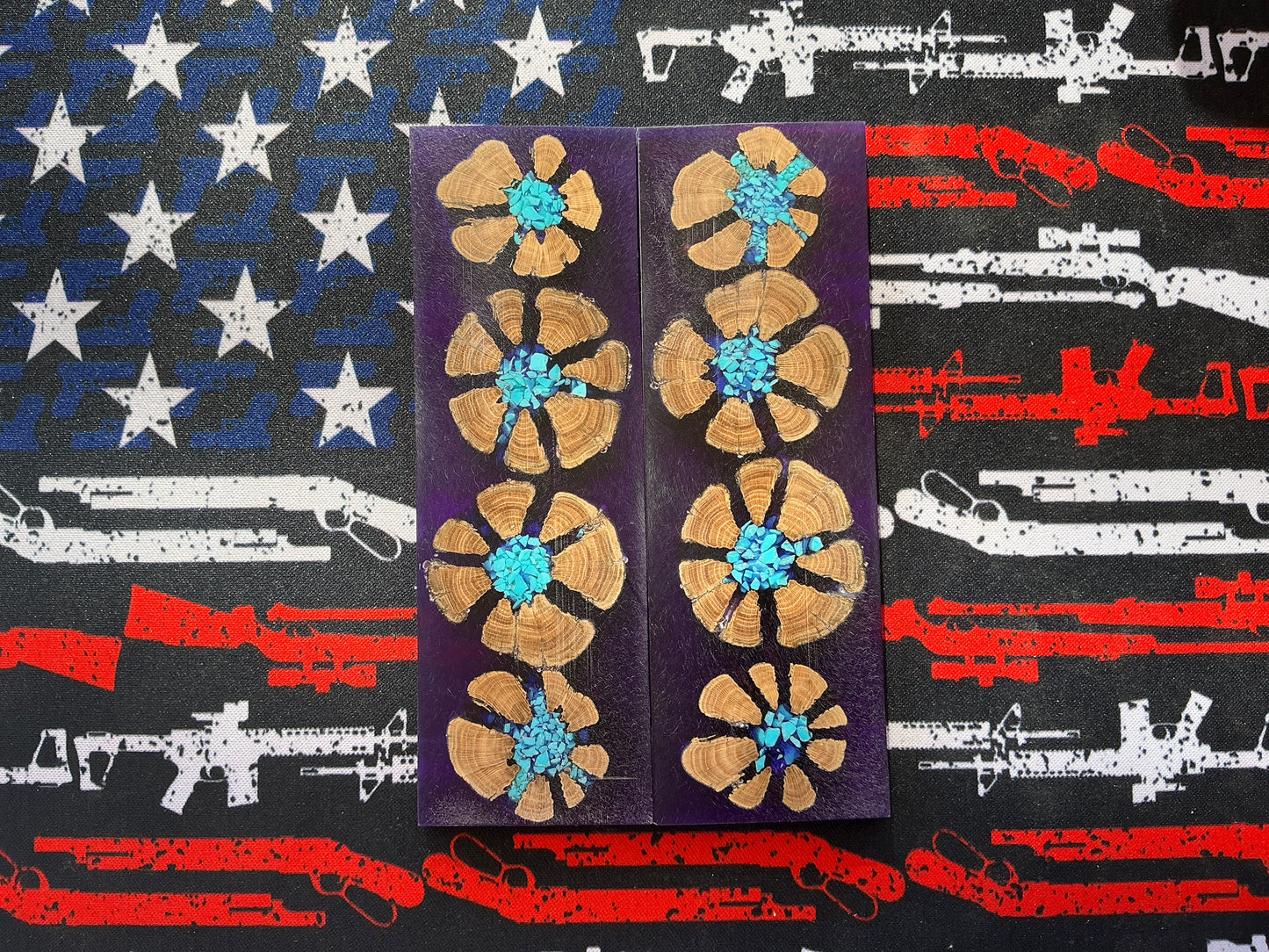 Cross Cut Cholla Cactus w/ Turquoise