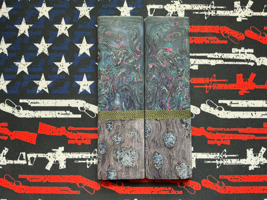 Danks Blanks Resin w/ Brain Coral w/ Blue Liner