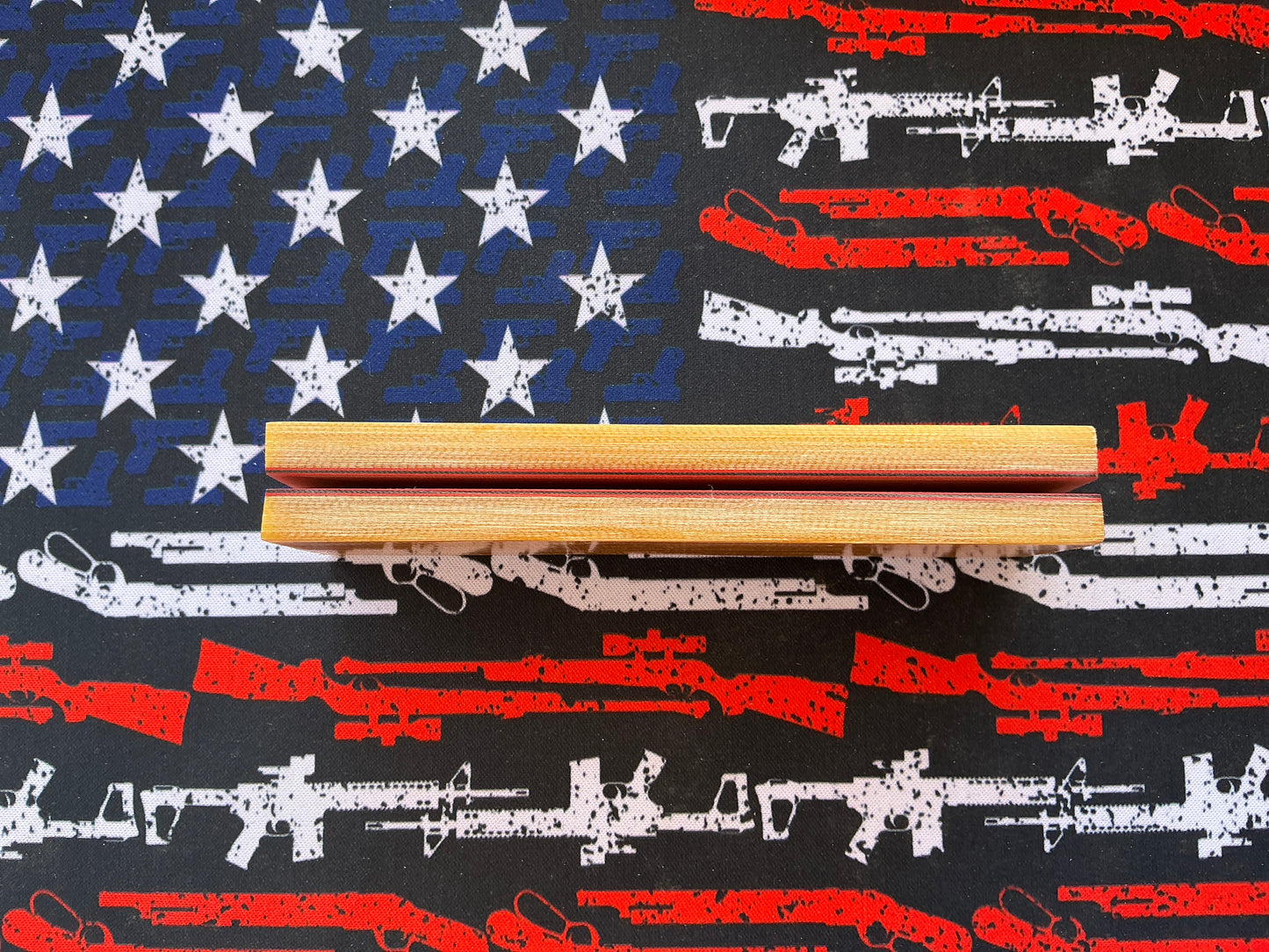 Vintage Glass Micarta w/ Red Liners