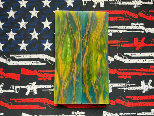 Copper Infused Resin w/ Blue Liner